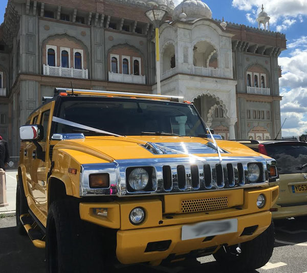 Cheltenham Yellow Hummer Car Hire
