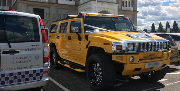 Coventry Yellow Hummer Car Hire