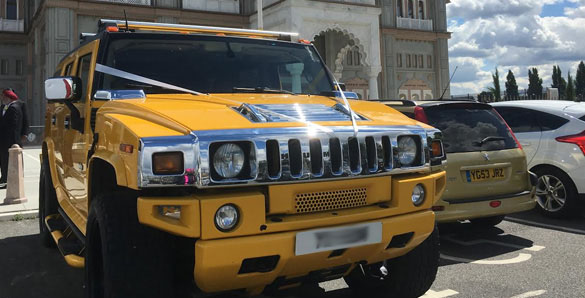 Yellow Hummer Limo Hire Coventry | Baby Yellow Hummer Limo Coventry